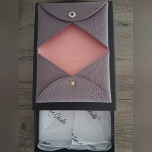Melodie Cecile DUYP "CORSICA" LEATHER CARD HOLDER COMPACT WALLET